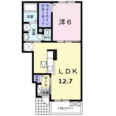 ベルフィオーレ　彩　Ｂ 102【管理NO：1-026212502-01020】 ★家具家電は申し込み後に搬入しますの外観画像