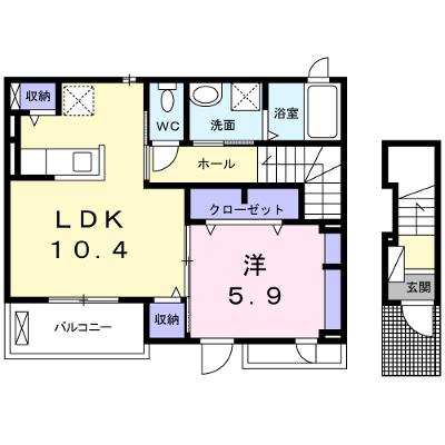 グランドソレイユ戸石 203【管理NO：1-022076101-02030】 ★家具家電は申し込み後に搬入しますの外観画像