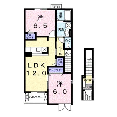 プラシード久山Ｂ 203【管理NO：1-013386901-02030】 ★家具家電は申し込み後に搬入しますの外観画像