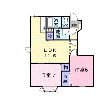 フレンド大囿 102【管理NO：1-010673901-01020】 2026年07月中旬入居可能の外観画像