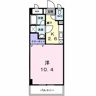ブランドール大井手 402【管理NO：1-010597801-04020】 ★家具家電は申し込み後に搬入します 2026年08月上旬入居可能の外観画像