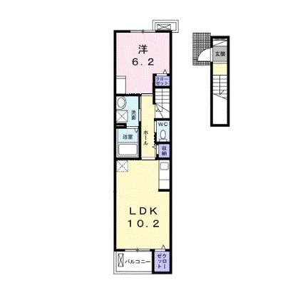 パークサイド　クレハ　Ⅲ 202【管理NO：1-028566201-02020】 ★家具家電は申し込み後に搬入します 2026年09月下旬入居可能の外観画像