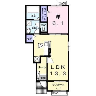ビルネⅠ 102【管理NO：1-026814801-01020】 ★家具家電は申し込み後に搬入します★の外観画像