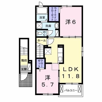 ポモドーロⅡ 203【管理NO：1-022005502-02030】 ★家具家電は申し込み後に搬入しますの外観画像