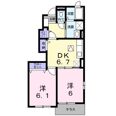 クレメント・ヒル　Ａ 101【管理NO：1-017584001-01010】 ★家具家電は申し込み後に搬入しますの外観画像