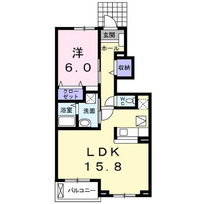 クローバー三城Ａ 102【管理NO：1-016737001-01020】 ★家具家電は申し込み後に搬入します★の外観画像