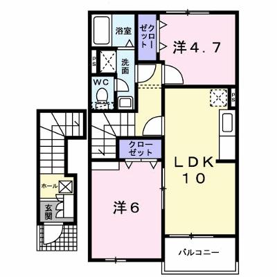 エクセル彩が丘Ⅱ 203【管理NO：1-013651201-02030】 ★家具家電は申し込み後に搬入しますの外観画像