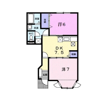 エ－デル　ハオスⅠ　Ａ 103【管理NO：1-011231001-01030】 ★家具家電は申し込み後に搬入します 2026年07月下旬入居可能の外観画像