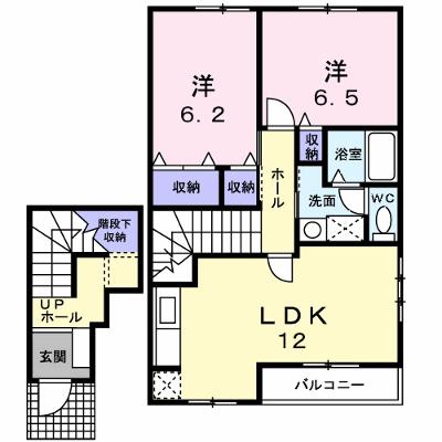 ベール　クレール 203【管理NO：1-010471001-02030】 ★家具家電は申し込み後に搬入しますの外観画像