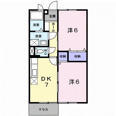 ファミ－ルつたぎＢ 101【管理NO：1-010230802-01010】 2026年07月中旬入居可能の外観画像
