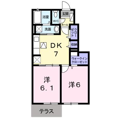 メル・リリーブ 103【管理NO：1-017671001-01030】 ★家具家電は申し込み後に搬入します 2026年08月中旬入居可能の外観画像