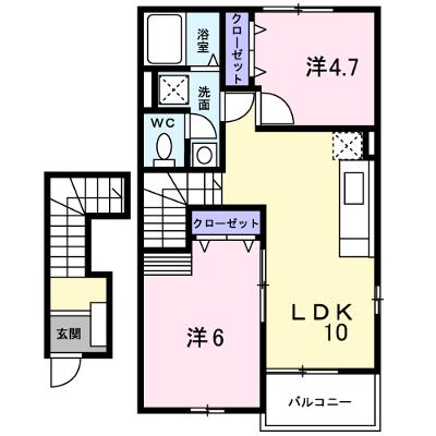 アーバン・エスパシオＢ 202【管理NO：1-013604202-02020】 ★家具家電は申し込み後に搬入しますの外観画像