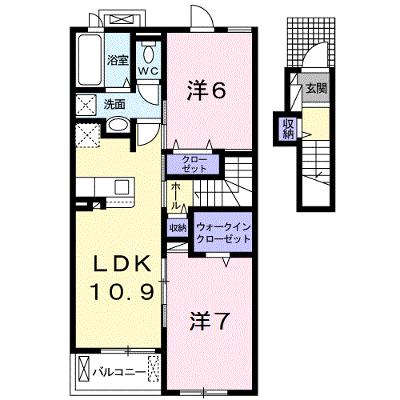 ラフレシール　ホーノ 202【管理NO：1-025029202-02020】 ★家具家電は申し込み後に搬入します 2026年07月上旬入居可能の外観画像