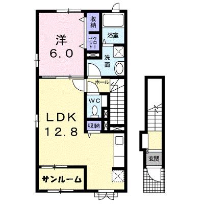ドルチェヴィータ 201【管理NO：1-022680701-02010】 ★家具家電は申し込み後に搬入しますの外観画像