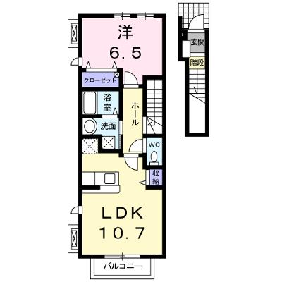 ヴィラ・アバンティ 205【管理NO：1-017606201-02050】 ★家具家電は申し込み後に搬入しますの外観画像