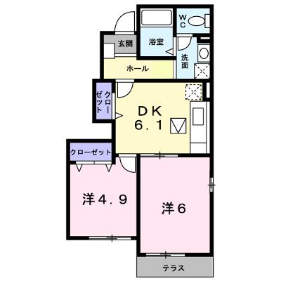 リバーサイド・ハッピーガ－デン 101【管理NO：1-013451801-01010】 ★家具家電は申し込み後に搬入しますの外観画像