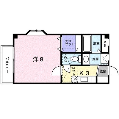プラシードＩ 203【管理NO：1-012208001-02030】 ★家具家電は申し込み後に搬入しますの外観画像