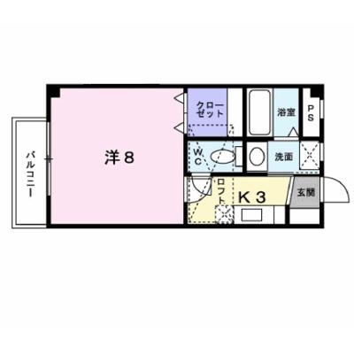 プラシードＩ 202【管理NO：1-012208001-02020】 ★家具家電は申し込み後に搬入しますの外観画像