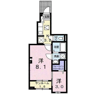 グラン　フェリシア　Ⅱ 102【管理NO：1-027109101-01020】 ★家具家電は申し込み後に搬入しますの外観画像