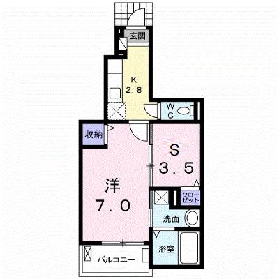 サウスウィンドⅡ 102【管理NO：1-024326802-01020】 ★家具家電は申し込み後に搬入します★の外観画像