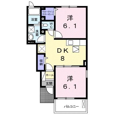 グレイス・ベル　Ⅱ 103【管理NO：1-023015802-01030】 ★家具家電は申し込み後に搬入しますの外観画像