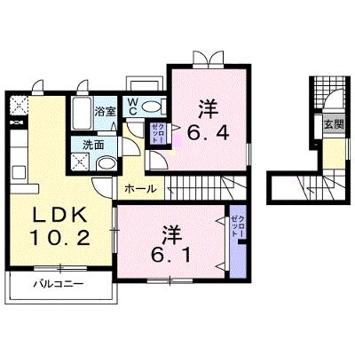 グリーンハイツ鷹取Ⅲ 201【管理NO：1-020369101-02010】 ★家具家電は申し込み後に搬入しますの外観画像
