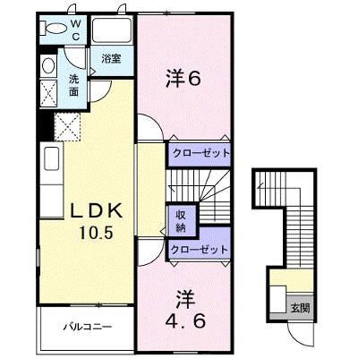 ラシーヌⅢ壱番館 201【管理NO：1-012488001-02010】 ★家具家電は申し込み後に搬入します★の外観画像