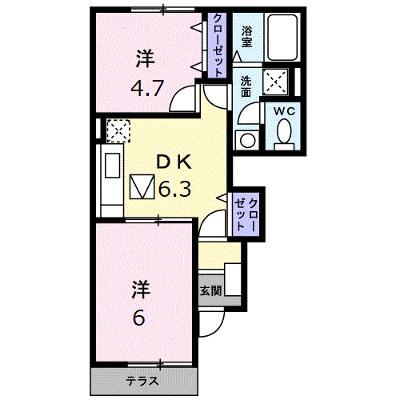 ウランタン壱番館 101【管理NO：1-012381801-01010】 ★家具家電は申し込み後に搬入しますの外観画像