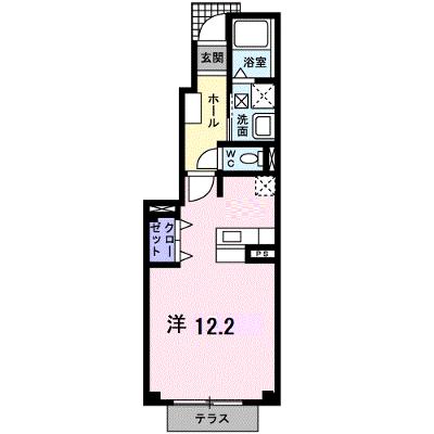フォレストヒルズ２号館 102【管理NO：1-012243202-01020】 ★家具家電は申し込み後に搬入しますの外観画像