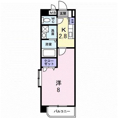 プロスペールＳ 306【管理NO：1-011292401-03060】 ★家具家電は申し込み後に搬入します★の外観画像