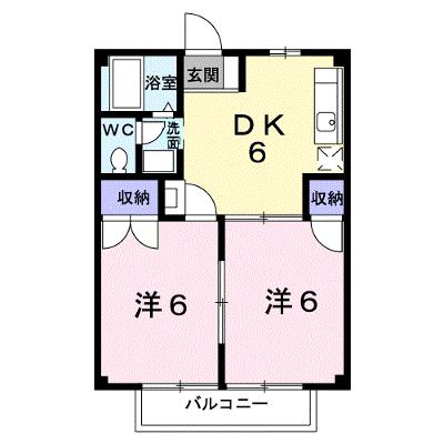 ニューシティ広川（Ｃ） 203【管理NO：1-004941201-02030】 ★家具家電は申し込み後に搬入します★の外観画像