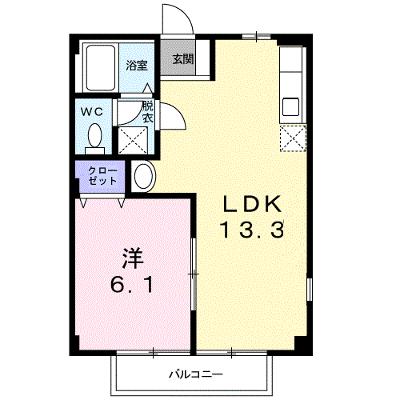 ニューシティ広川（Ｃ） 201【管理NO：1-004941201-02010】 ★家具家電は申し込み後に搬入します★の外観画像