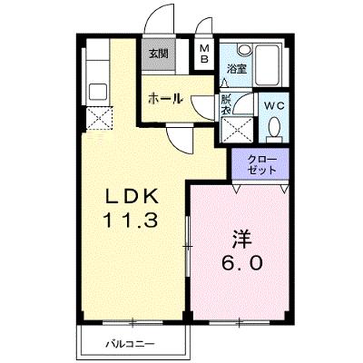コーポラス長浜（Ａ） 102【管理NO：1-003515501-01020】 ★家具家電は申し込み後に搬入しますの外観画像