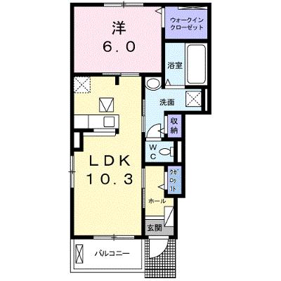 ファミール　ＭⅠ 101【管理NO：1-024983001-01010】 ★家具家電は申し込み後に搬入します★ ★2026年08月下旬入居可能★の外観画像