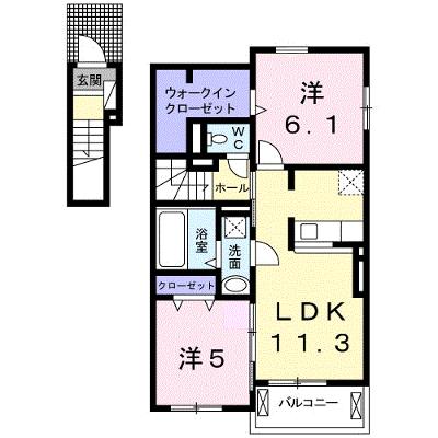 ブリッサⅢ 201【管理NO：1-024760503-02010】 ★家具家電は申し込み後に搬入しますの外観画像