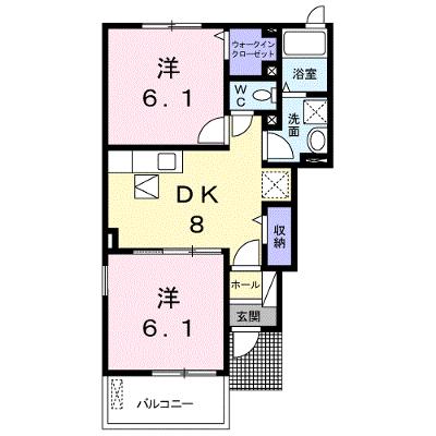 アヴニール　ベルⅠ 101【管理NO：1-023401101-01010】 ★家具家電は申し込み後に搬入しますの外観画像