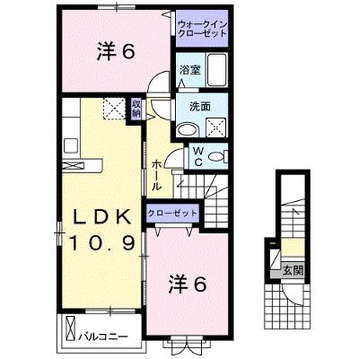 カレントヒルズ善導寺Ⅰ 201【管理NO：1-022871401-02010】 ★家具家電は申し込み後に搬入します★の外観画像