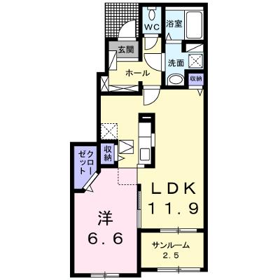 ジェネシス 104【管理NO：1-022060101-01040】 ★家具家電は申し込み後に搬入しますの外観画像