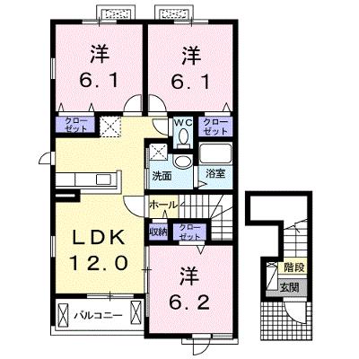 スマイル・アスカ 201【管理NO：1-021719001-02010】 ★家具家電は申し込み後に搬入します 2026年08月下旬入居可能の外観画像