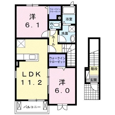 ミカハウスⅤ 201【管理NO：1-021391801-02010】 ★家具家電は申し込み後に搬入します★の外観画像