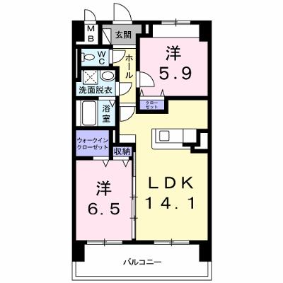 ＯＳＡＮＰＯ上津 703【管理NO：1-019934301-07030】 ★家具家電は申し込み後に搬入しますの外観画像
