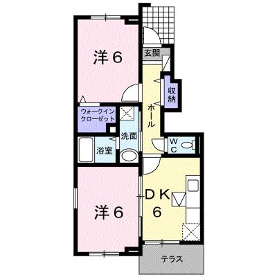 メゾン・プラシードＢ 103【管理NO：1-016421602-01030】 ★家具家電は申し込み後に搬入しますの外観画像