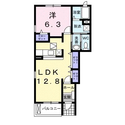 ソレイユ 101【管理NO：1-013926301-01010】 ★家具家電は申し込み後に搬入します★の外観画像