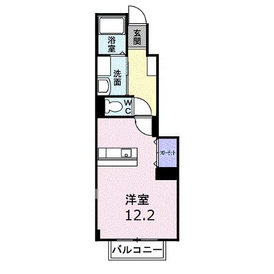 アルカンシェルⅡ 102【管理NO：1-013557501-01020】 ★家具家電は申し込み後に搬入します★の外観画像