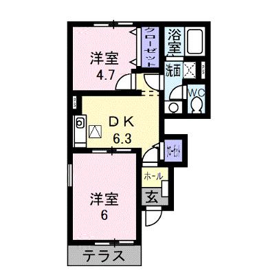 サンライズヴィラＡ 101【管理NO：1-012977901-01010】 ★家具家電は申し込み後に搬入しますの外観画像