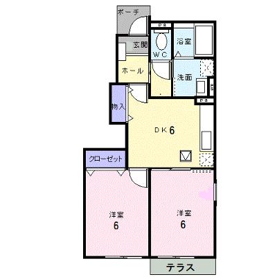 グレースなごみＢ 101【管理NO：1-012932202-01010】 ★家具家電は申し込み後に搬入します★の外観画像