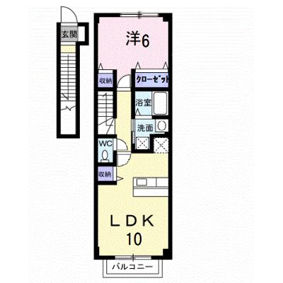 ペルラ 203【管理NO：1-012768302-02030】 ★家具家電は申し込み後に搬入します★の外観画像