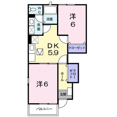 ラシーヌⅢ壱番館 101【管理NO：1-012488001-01010】 ★家具家電は申し込み後に搬入しますの外観画像