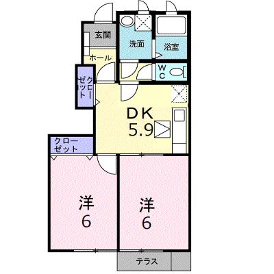エレガンス壱番館 102【管理NO：1-011968401-01020】 ★家具家電は申し込み後に搬入します★の外観画像