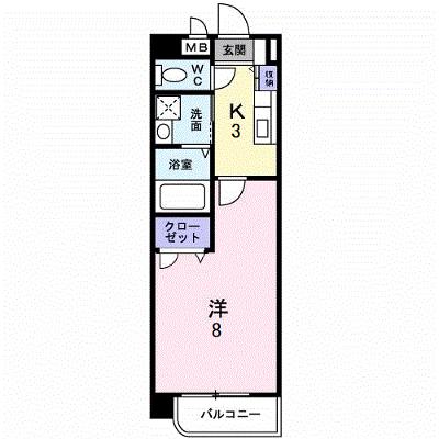プロスペールＳ 102【管理NO：1-011292401-01020】 ★家具家電は申し込み後に搬入します★の外観画像